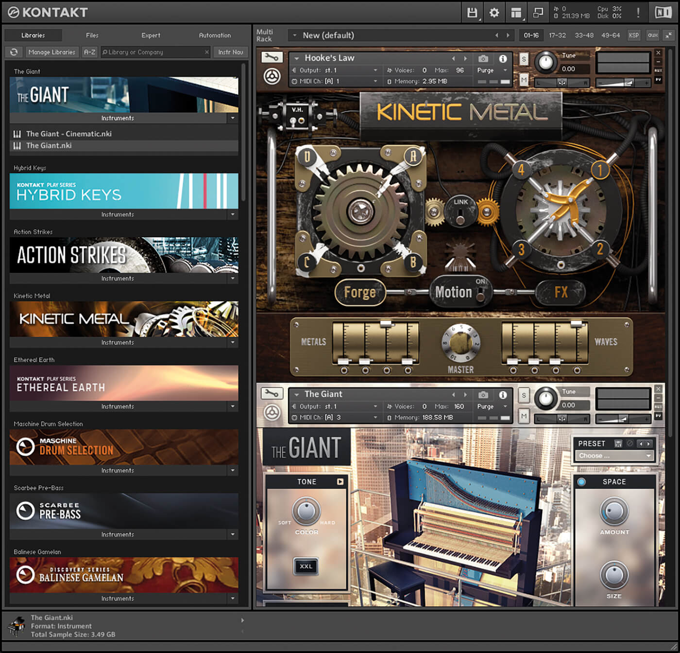 kontakt player 6 with reaper
