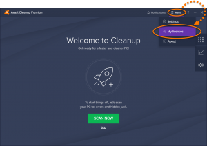 avast cleanup license