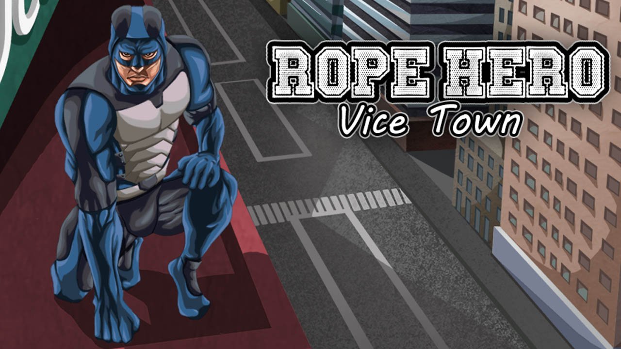 Be the Hero with Rope Hero Vice Town Mod Apk Free Download